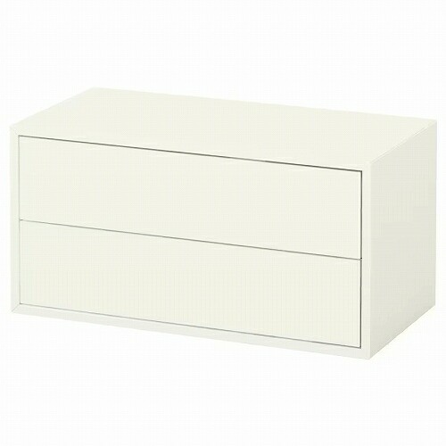 IKEA イケア キャビネット(引き出し×2) ホワイト 70x35x35cm IKEA イケア キャビネット(引き出し×2) ホワイト 70x35x35cm