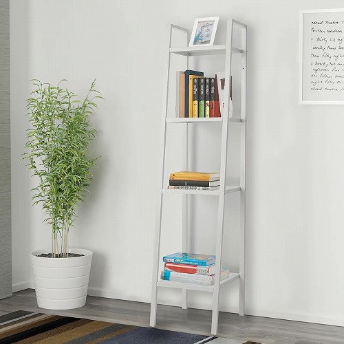 IKEA イケア シェルフユニット 35x148cm スチールラック 4段 v0036
