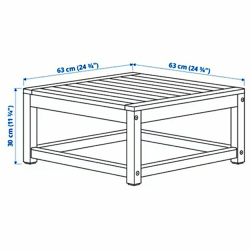 IKEA イケア シートセクション モジュールソファ用 、 屋外用 ライトブラウンステイン m00510351 NAMMARO ネッマロー_8