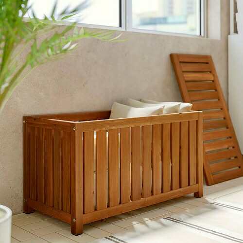 IKEA イケア 収納ボックス ライトブラウンステイン 室内 屋外用 80x40x45cm m20532738 NAMMARO ネッマローの通販はau  PAY マーケット - 株式会社クレール | au PAY マーケット－通販サイト