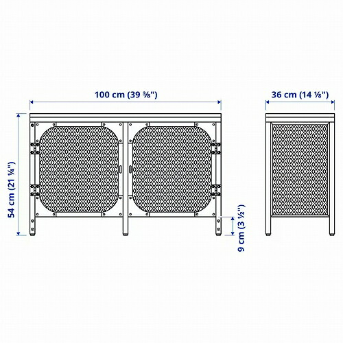 IKEA フィエルボ　テレビ台 幅約150cm FJÄLLBO フィエルボ テレビ台, ブラック, 150x36x54 cm - IKEA