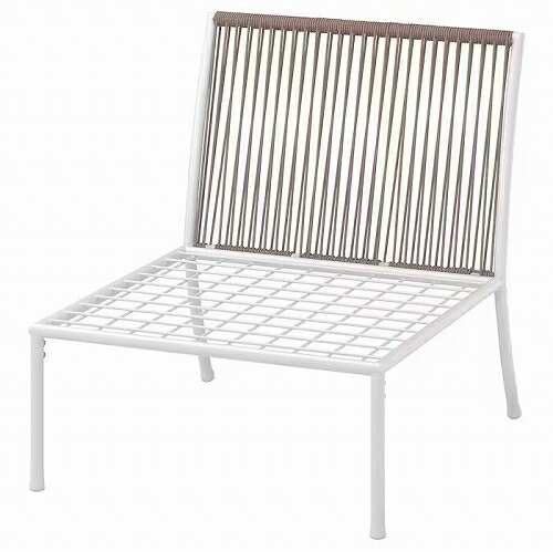IKEA イケア 1人掛けソファ 屋外用 ホワイト ベージュ m90511186 IKEA イケア 1人掛けソファ 屋外用 ホワイト ベージュ m90511186