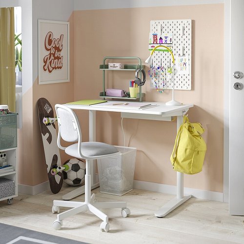 IKEA ROMMARP デスク グリーン デスク, ダークブルーグリーン, LOMMARP ロマルプ ,IKEA - メルカリ