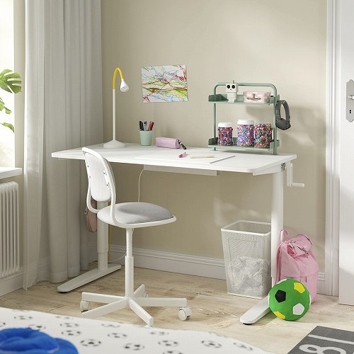 IKEA ROMMARP デスク グリーン LOMMARP cabinet, dark blue-green, 102x101 cm - IKEA