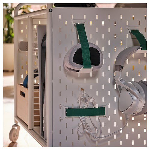 IKEA イケア シェルフユニット キャスター付き ホワイト 白 56x62cm m40586259 BRANNBOLL ブレンボール_2