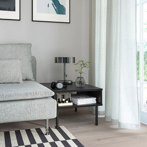 IKEA イケア サイドテーブル チャコール 70x50cm m50522422 TUNSTA トゥンスタ_1