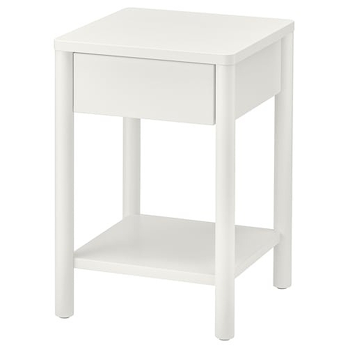 IKEA イケア サイドテーブル オフホワイト 40x40x59cm m60510008 TONSTAD トンスタード