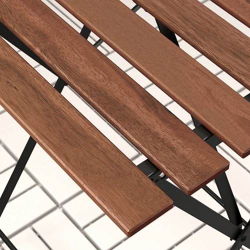 【セット商品】IKEA イケア 折りたたみ式テーブル&チェア2脚 屋外用 アカシア材　v0051s99490778s49898416 TARNO テルノー_4