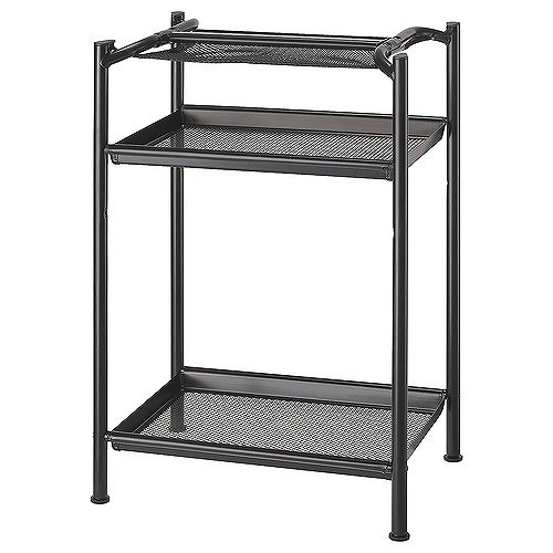 IKEA　ベカント(テーブル用脚) IKEA イケア テーブル用脚 収納付き ブラック fp10569534 SPAND
