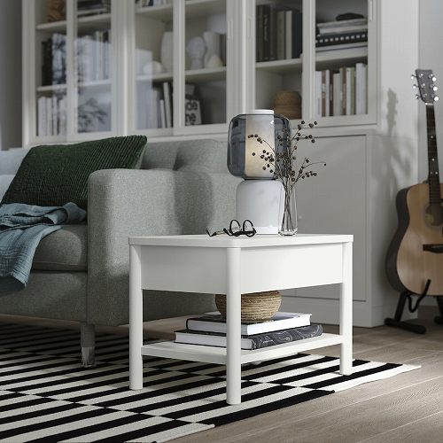 IKEA イケア サイドテーブル オフホワイト 64x40cm m00528474 TONSTAD トンスタード_1
