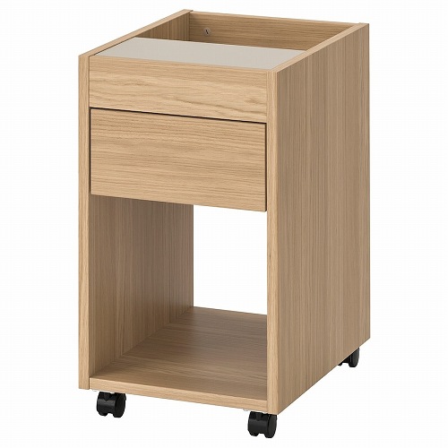 IKEA イケア 引き出しユニット キャスター付き オーク材突き板 35x60cm m30538570 TONSTAD トンスタード