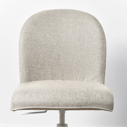 IKEA イケア 回転チェア ホワイト キランダ ベージュ m60576551