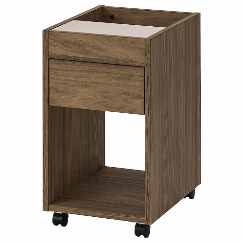IKEA イケア 引き出しユニット キャスター付き ブラウン ステインオーク材突き板 35x60cm m70538568 TONSTAD トンスタード