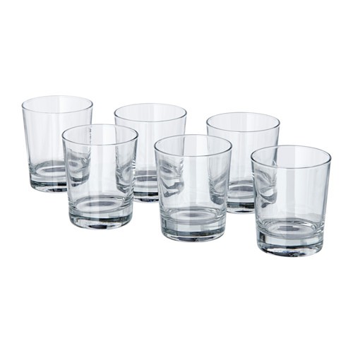 IKEA イケア グラス コップ クリアガラス 230ml 6ピースセット