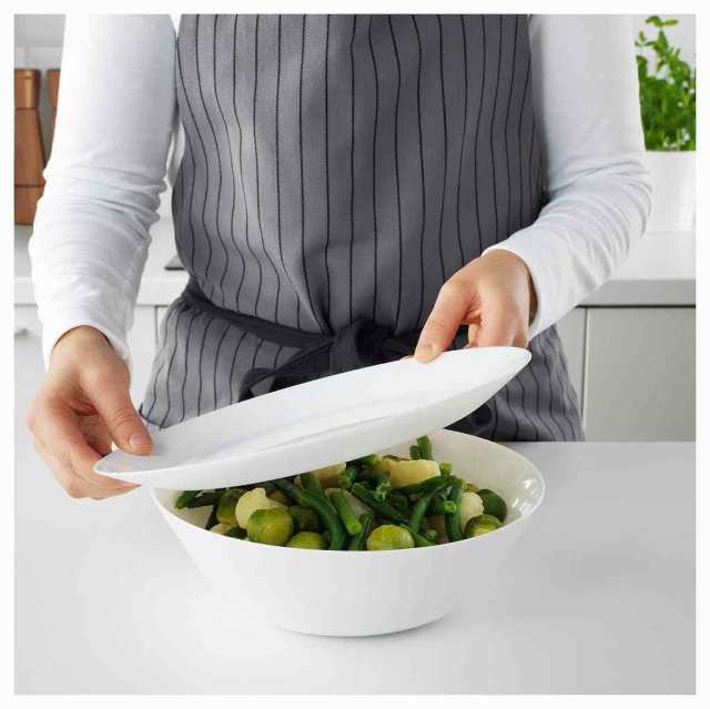 IKEA イケア サービングボウル ホワイト 白 23cm 盛鉢 n00439393
