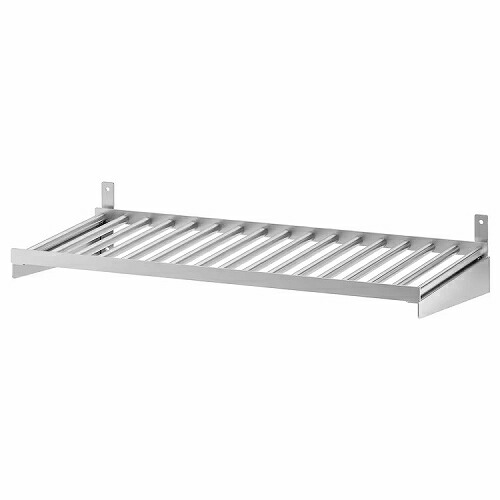 ikea 棚 スチール IKEA 5段ラック 収納 棚 黒白 イケア IKEA シェルフ 