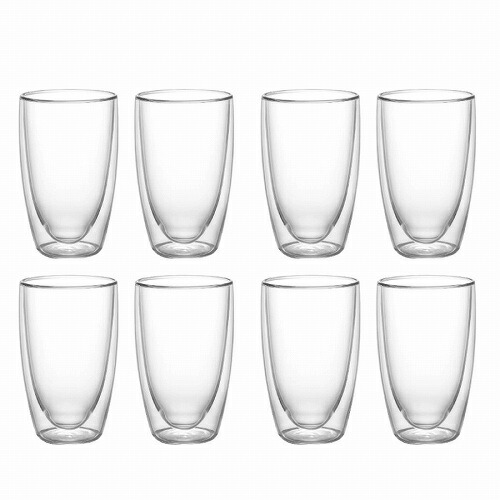 【セット商品】IKEA イケア ダブルウォールグラス 450ml 2ピースx4セット m00511138x4 PASSERAD パッセラドの通販は