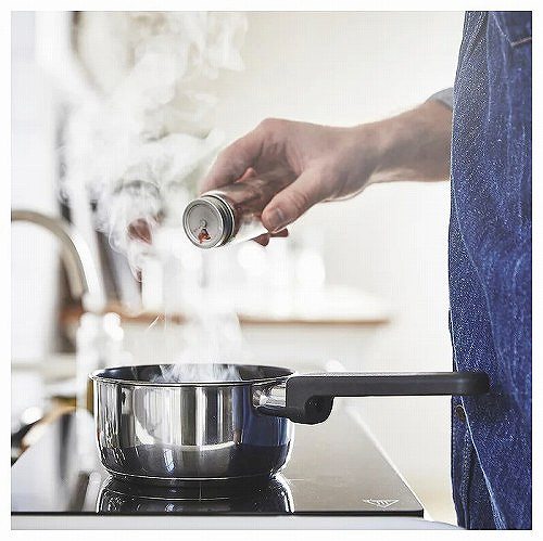 IKEA イケア ソルトペッパーシェーカークリアガラスステンレススチール