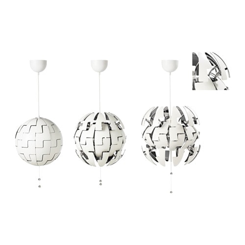 IKEA イケア ペンダントランプ ホワイト 白 シルバーカラー z40311496 IKEA PS 2014_2