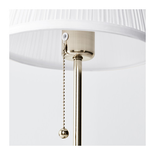 IKEA イケア テーブルランプ ニッケルメッキ ホワイト 白 80280638