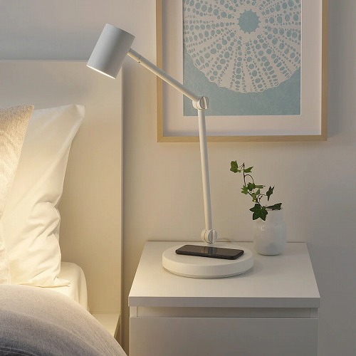 IKEA イケア ワークランプ ワイヤレス充電機能付き ホワイト 白 m80448609 NYMANE ニーモーネ_2
