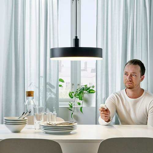 IKEA イケア LEDペンダントランプ ワイヤレス調光 ホワイト