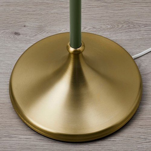 IKEA イケア フロアランプ 真ちゅう グリーングレー m70543843