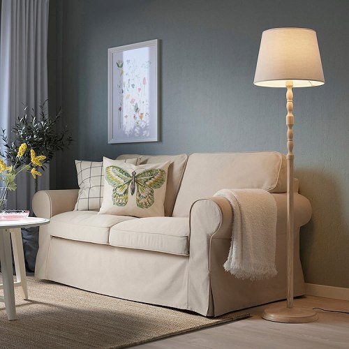 IKEA イケア フロアランプ アッシュ ホワイト 150cm m90559263