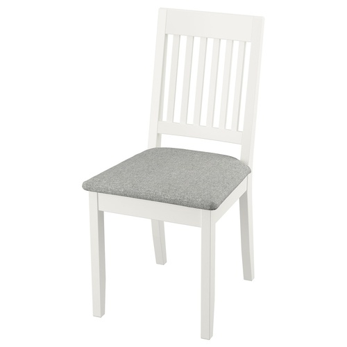 IKEA イケア チェア ホワイト/ティッブレビ ベージュグレー  m90587505 NASINGE ネースィンゲ