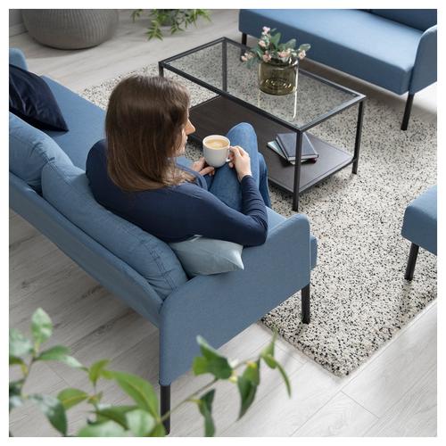 IKEA イケア 3人掛けソファ クニーサ ミディアムブルー big30595933