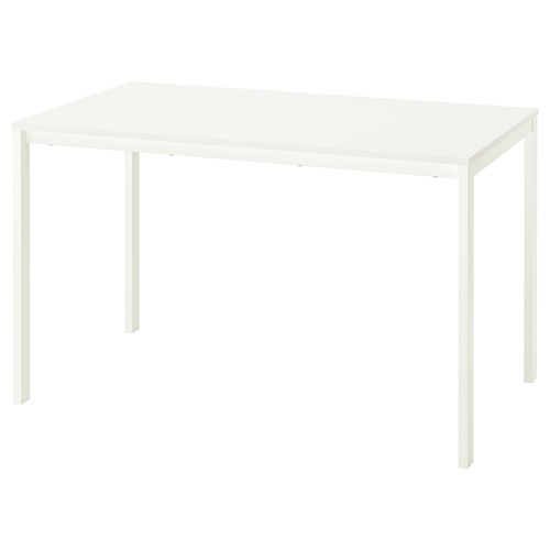 IKEA イケア テーブル ホワイト/ホワイト 125×74cm big69578517 VIHALS ヴィーハルス