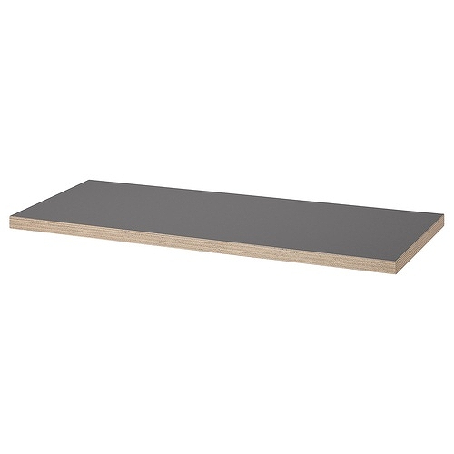 IKEA イケア 天板 ダークグレー/木目調 120×60cm big90596185 LAGKAPTEN ラグカプテン