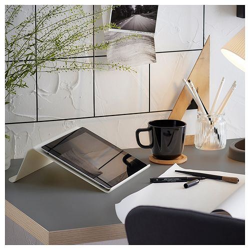 美品IKEA LAGKAPTEN ラグカプテン　 天板のみ ダークグレー IKEA イケア 天板 ダークグレー/木目調 120×60cm big90596185