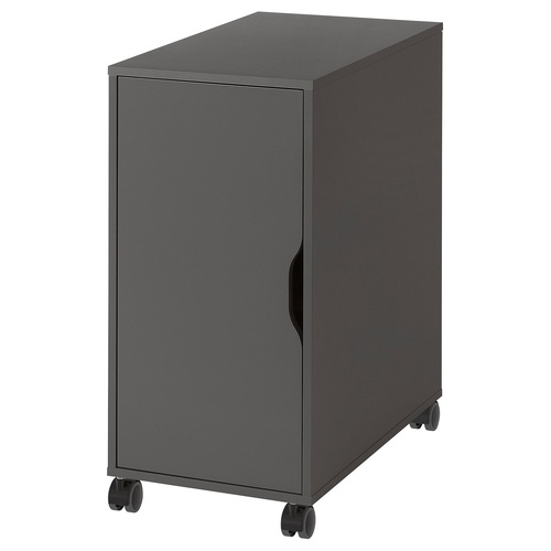 IKEA イケア 収納ユニット キャスター付 ダークグレー/ブラック 36×76cm m09582683 ALEX アレクス