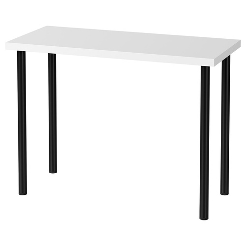 IKEA イケア テーブル ホワイト 100×45cm m29590154 LINNMON リンモン
