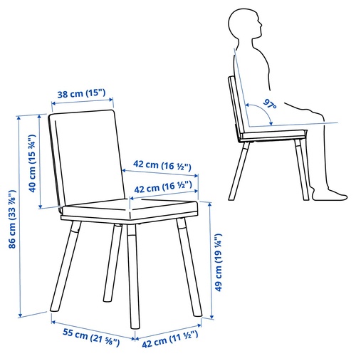 IKEA イケア 女性議長 ボームスタード ゴールデン赤銅色/赤銅色 オーク材調  m69602169 TONSTAD トンスタード