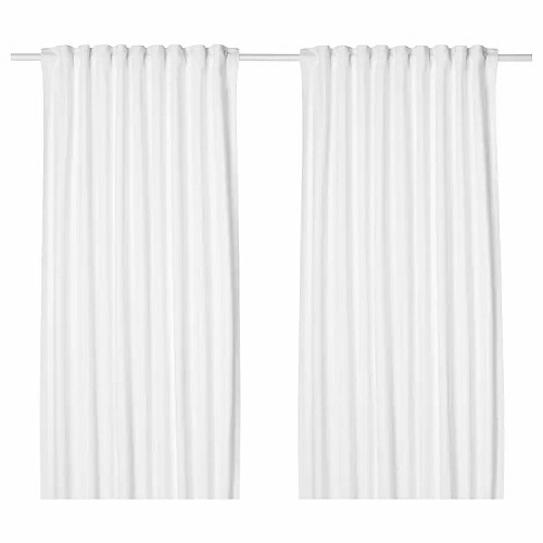 IKEA カーテン　145×250 2枚１組×2セット IKEA イケア カーテン 長さ250cm×幅145cm 1組 ホワイト 白 z30396759