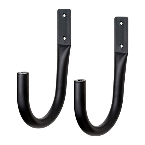 Ikea イケア Knolfly クノールフリー カーテンホルダー ブラック 黒 Zの通販はau Pay マーケット 株式会社クレール