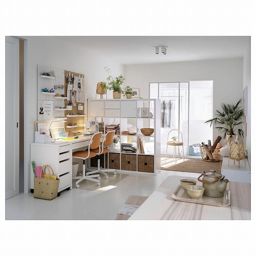 IKEA イケア デスク 142x50cm ホワイト m40354278 MICKE ミッケ