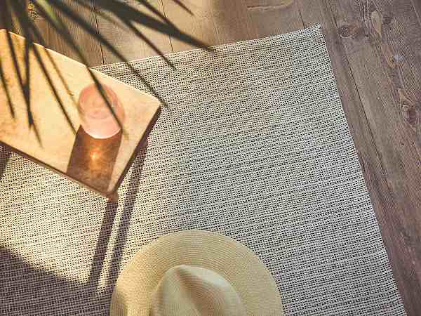 IKEA イケア ラグ 平織り ナチュラル オフホワイト 120x180cm