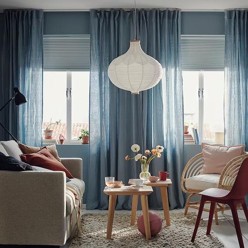 IKEA TRIPPEVALS遮光断熱ブラインド 100x195cmホワイト2点 IKEA TRIPPEVALS遮光断熱ブラインド 100x195cmホワイト2点