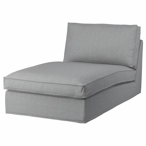 IKEA イケア カバー 寝椅子用 ティッブレビ ベージュ グレー m60526900 KIVIK シーヴィク 【カバーのみ】_1