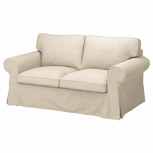 【カバーのみ】IKEA イケア カバー 2人掛けソファ用 キランダ ライトベージュ m90565358 EKTORP エークトルプ_1