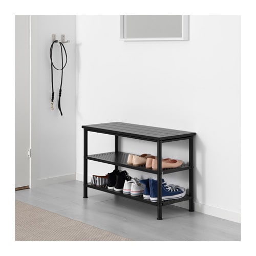 Ikea イケア Pinnigベンチ 靴収納付き ブラック 黒 Zの通販はau Pay マーケット 株式会社クレール
