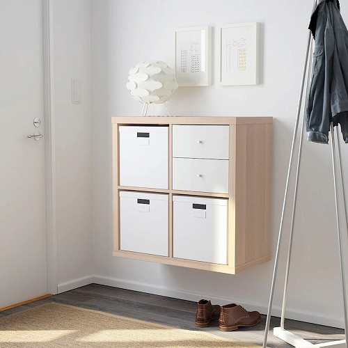 IKEA イケア インサート 引き出し2段 ホワイト 白 33x33cm m20351879 KALLAX カラックス｜au PAY マーケット