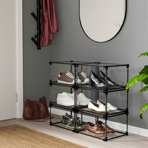 IKEA イケア シューズボックス 透明 36x29x21cm m10532357