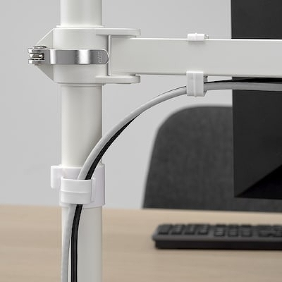 IKEA イケア ブラケット モニター1つ用 ホワイト m90591932 STUBBERGET ストゥブベルゲット_3