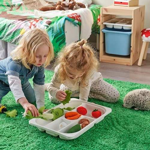 【セット商品】IKEA イケア 収納コンビネーション パイン トレイx2個 ボックスMx1個 32x44x53cm v0068 TROFAST トロファスト_11