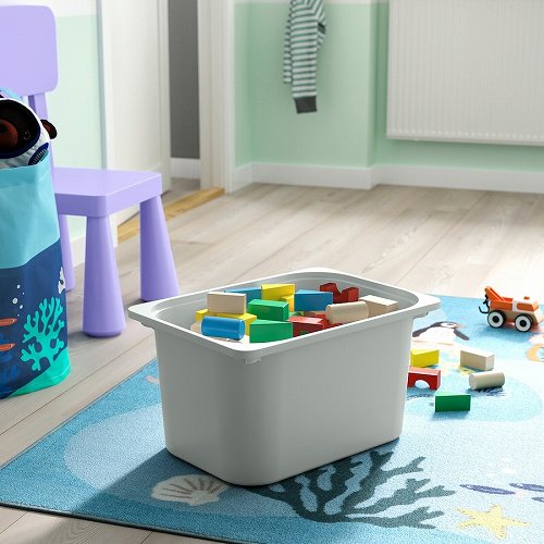 【セット商品】IKEA イケア 収納コンビネーション パイン ボックスMサイズx6個 94x44x91cm v0071 TROFAST トロファスト_4