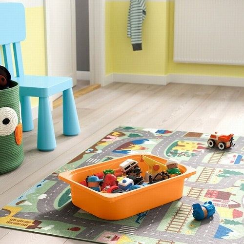 【新商品 セット】IKEA イケア 収納コンビネーション ホワイト ボックスSサイズx4個 ボックスMサイズx4個 99x44x95cm v0081 TROFAST トロファスト の通販は